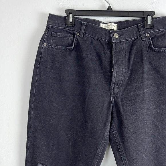 We The Free The Maggie Midrise Straight leg jeans Washed Black Size 31 - Picture 3 of 12